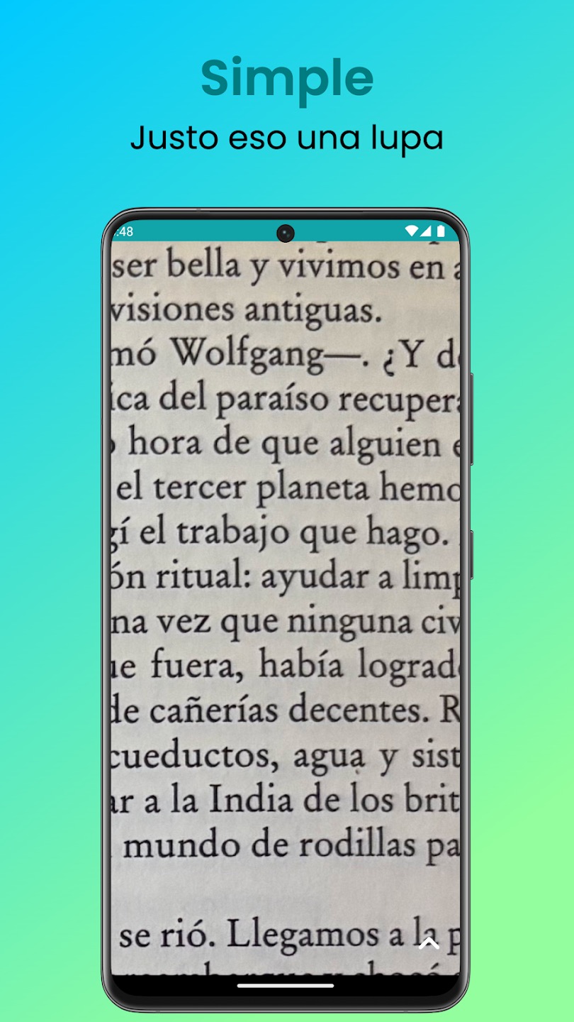 Zuuum! Lupa Digital Ampliación de Texto