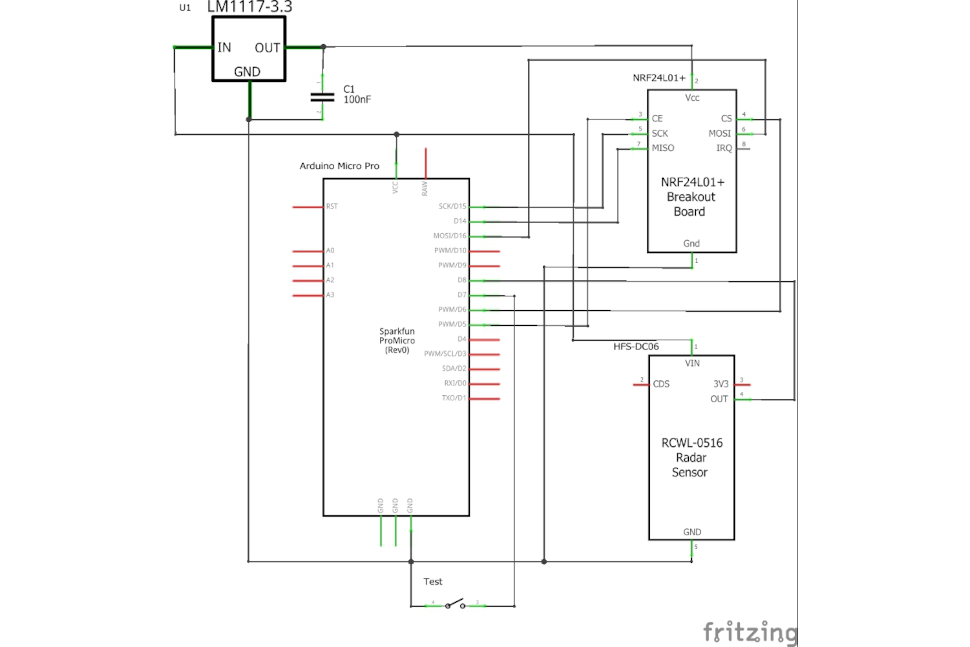 ATV Sensor Esquema Electrónico